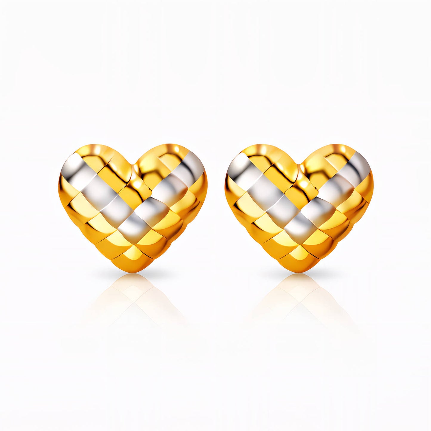 The Woven Heart Earrings