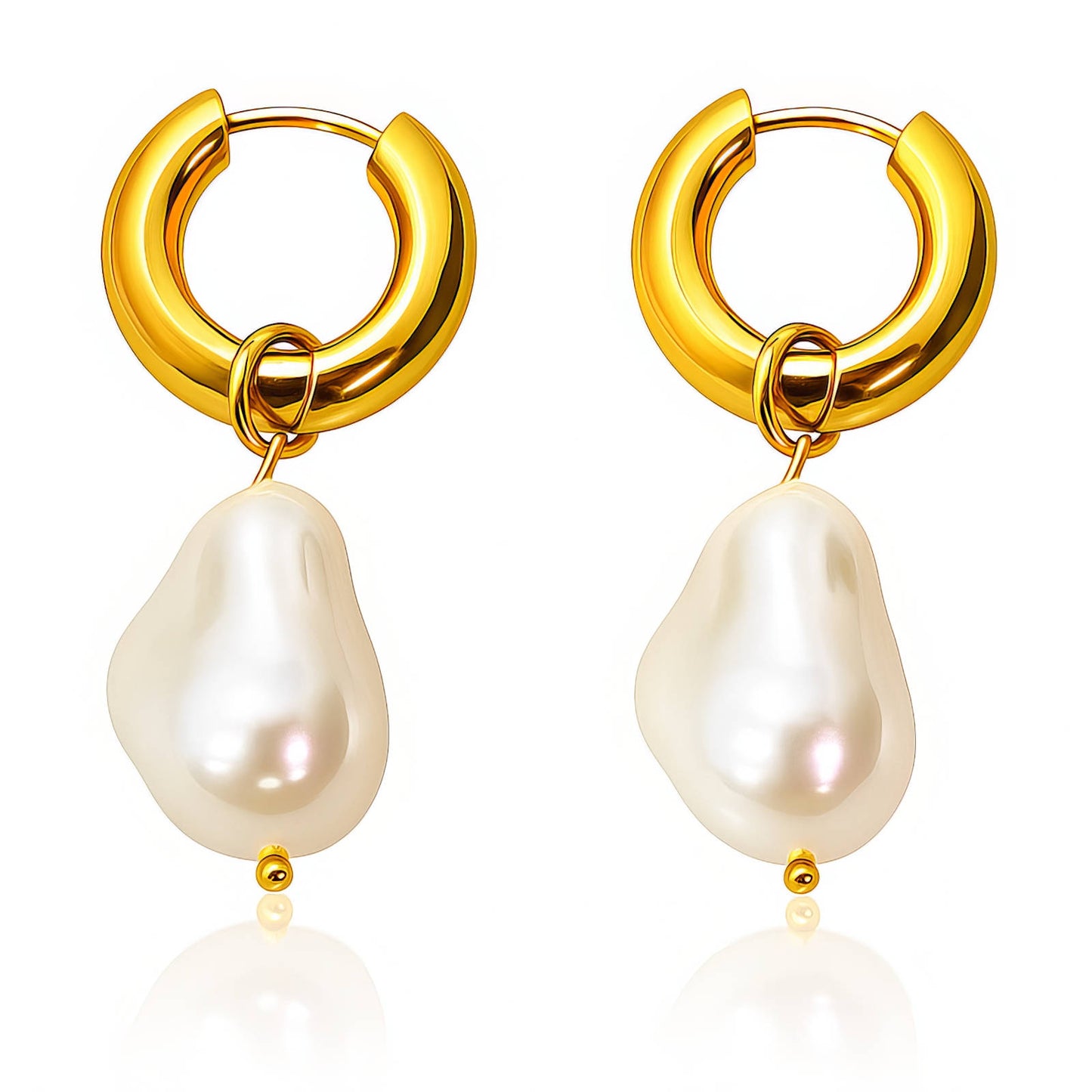 Baroque Drop Huggies