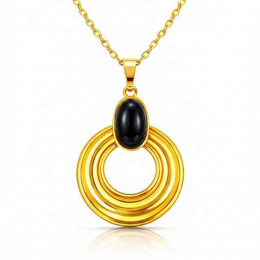 Cercle Noir Necklace