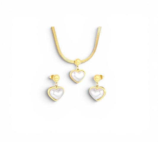 Pearl Heart Set