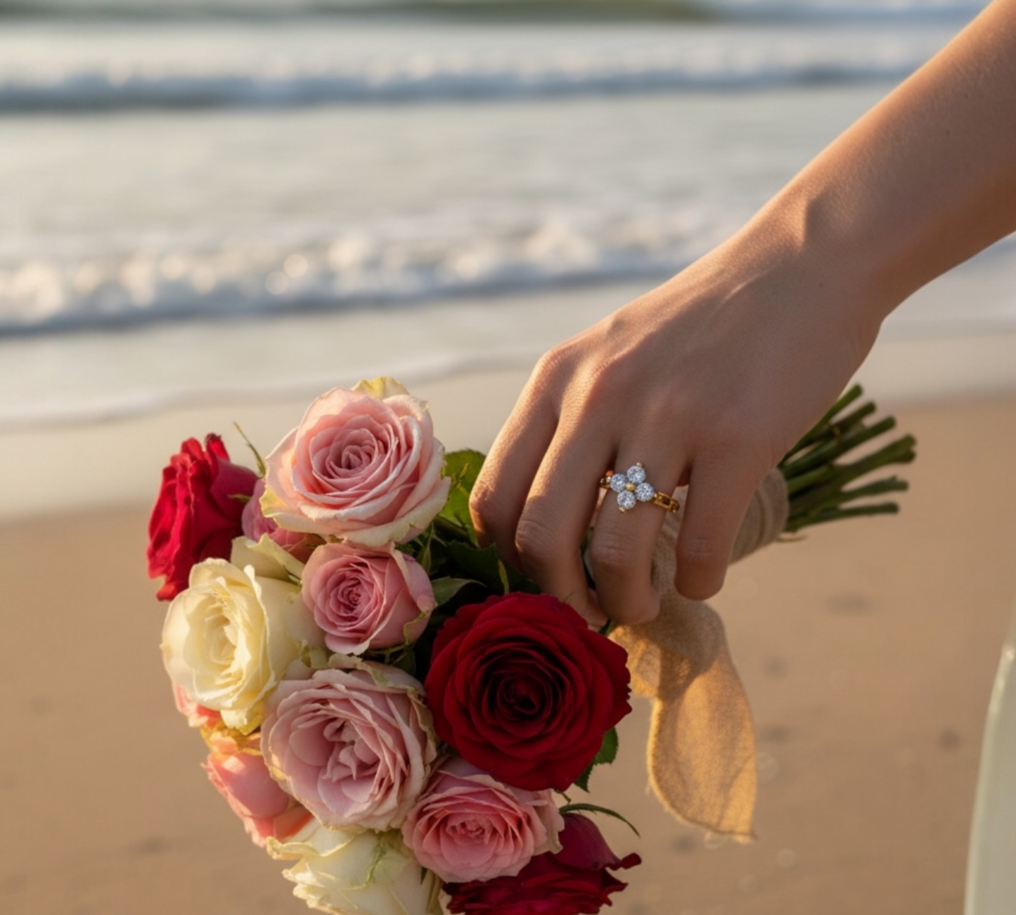 Celeste Flower Ring