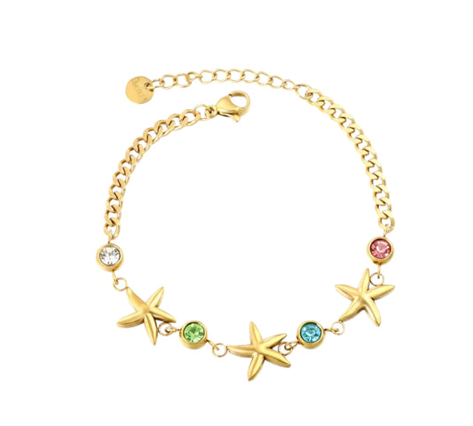 Marina Starfish Crystal Bracelet