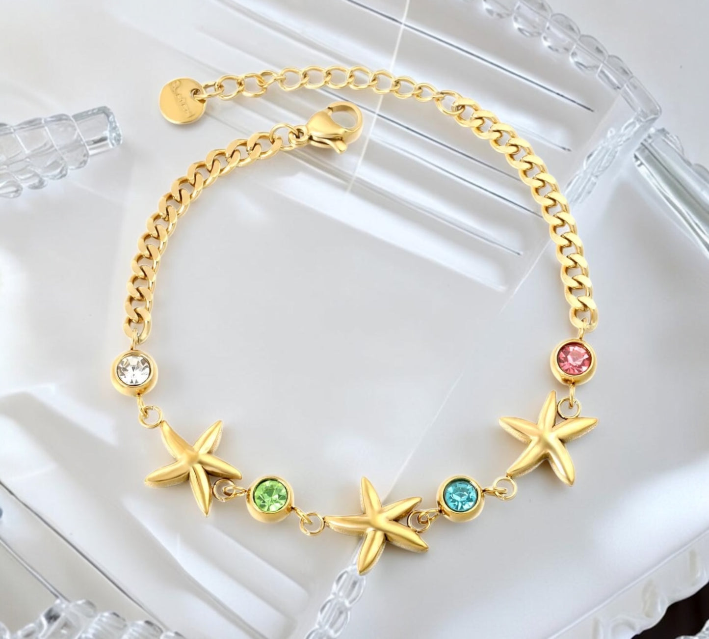 Marina Starfish Crystal Bracelet