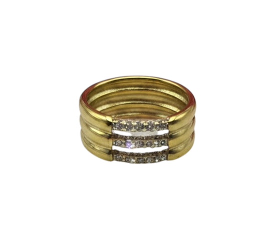Lumière Crystal Stack Ring Set