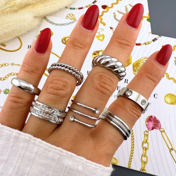 Canelé Ring- Silver